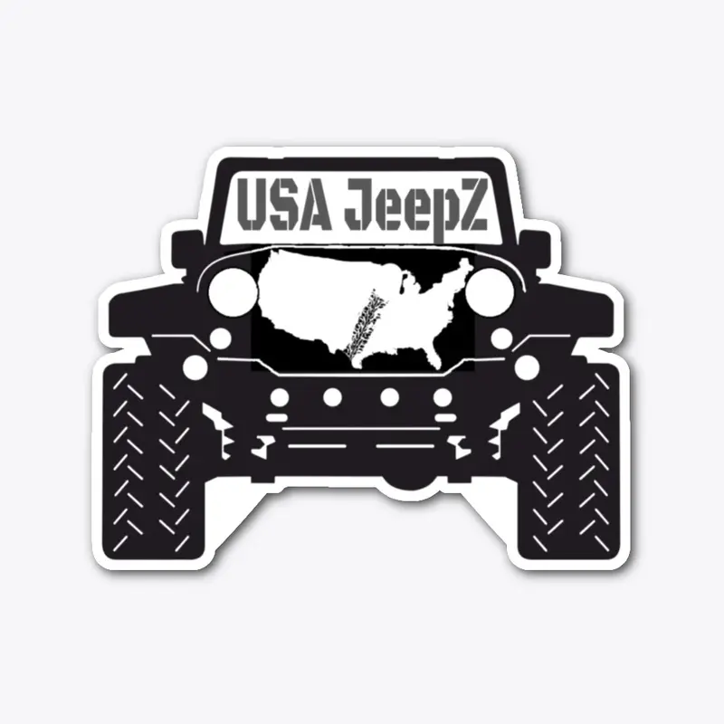 USA JeepZ Logo Sticker